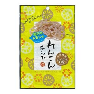 壮関 れんこんチップ瀬戸内レモン味 18g ×6袋