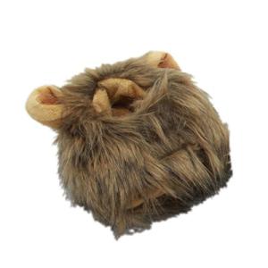Montenas 犬猫用ウィッグ ライオン ペット用 コスプレキャップ たてがみ コスプレウィッグ 着ぐるみ 帽子 かつら