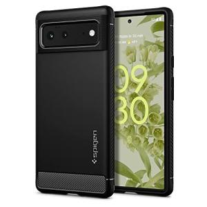 Spigen Pixel6 ケース TPU素材 厚さ2.1mm 米軍MIL規格取得 耐衝撃 衝撃吸収 重さ36g Qi充電 ワイヤレス充電 ラギッド