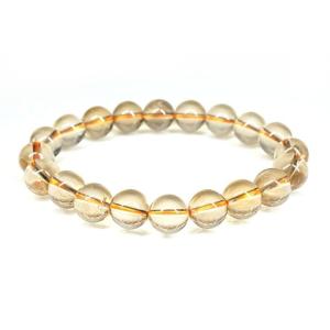 最高級 【プレミアム】 シトリン ブレスレット （非加熱・無処理） 10.5mm玉 No.4 パワー...