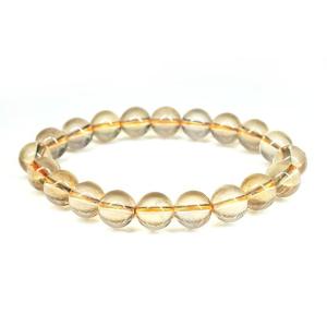 最高級 【プレミアム】 シトリン ブレスレット （非加熱・無処理） 10.5mm玉 No.5 パワー...