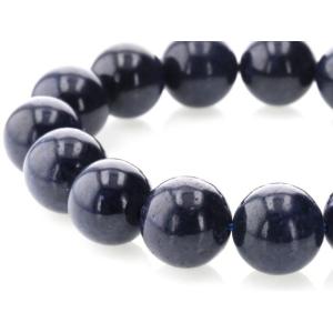 ブラック スター サファイア ブレスレット 8.5mm 17.5cm メンズM