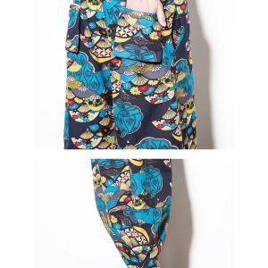 サルエルパンツ メンズ サルエル 七分丈サルエ...の詳細画像3