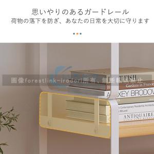 アイアン デスク本棚 卓上ラック 机上棚 デス...の詳細画像2