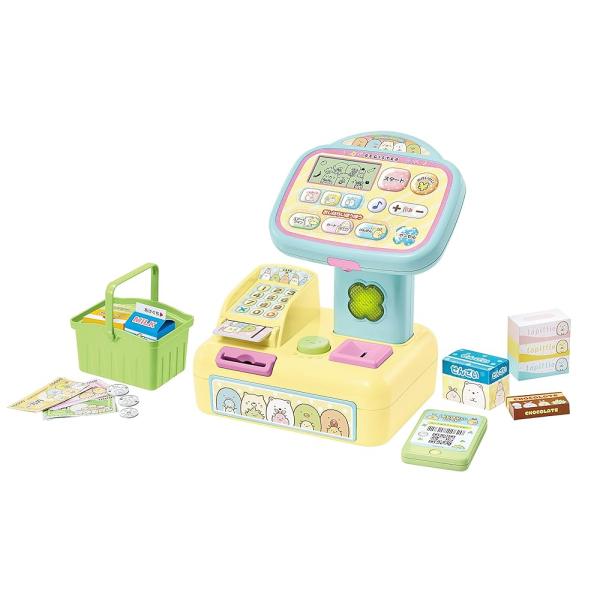 アガツマ すみっコぐらし ピピッとスキャンでおかいもの! すみっコセルフレジスター 本体×1、お札×...