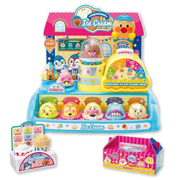 ジョイパレット(JOYPALETTE) くるくるメロディステージ♪ アンパンマンのだいすきアイスやさ...