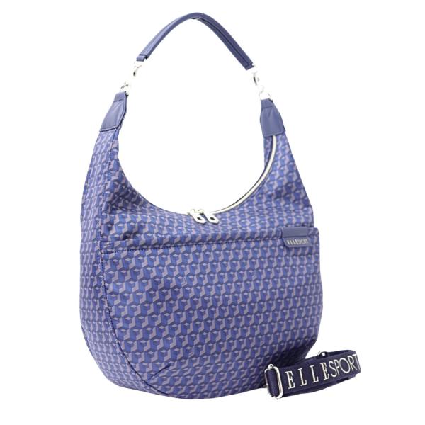 エル スポーツ(ELLE SPORT)ハーフムーン ２WAY ショルダーバッグ （ネイビーNAVY)...