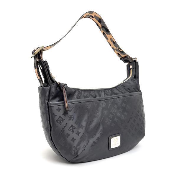 クリスチャンオリビエ 7717 2WAYショルダーバッグ レオパード柄ストラップ 軽量 撥水 ダーク...