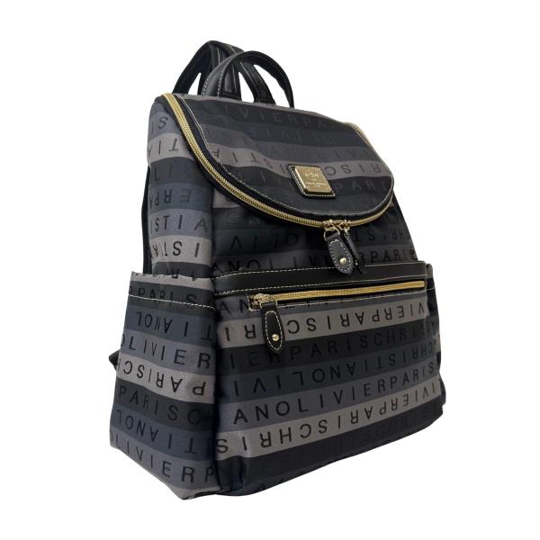 クリスチャンオリビエ 多機能リュック 7945G（ブラック）/はっ水/軽量/ A4サイズ対応/グラデ...