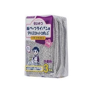 抗菌アルミネットスポンジ 鍋・フライパン用 3個...の商品画像