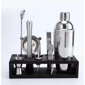 バーテンダーキット 素朴な木製スタンド付き 初心者