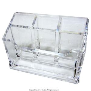 アクリル メモ＆ペンホルダー ペン立て メモ入れ 収納