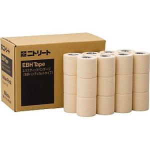 二トリート　テーピング　50mm 24巻入り　エラスティックテープ粘着伸縮布包帯(薄手ハンディーカッ...