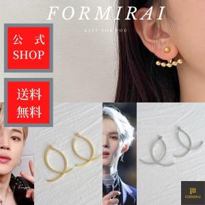 ヤージ ya-ji 紐ピアス ゴールド レッド アクセサリー : LOOP