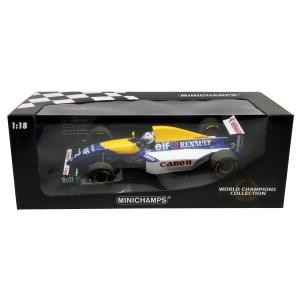 ミニチャンプス 1/18 ウィリアムズ ルノー FW15 #2 アラン プロスト 1993年 ワールドチャンピオン モデルカー F1 キャメルデカール付 180930002