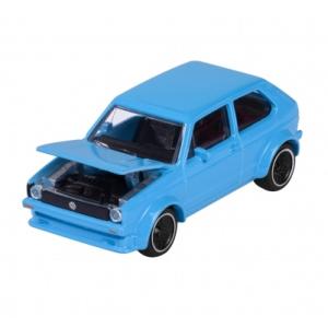 マジョレット 1/64 フォルクスワーゲン VW Golf MK1 コレクターズカード付 ブルー ミ...