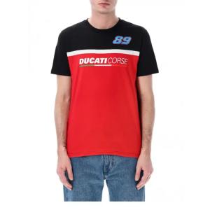 2024 ドゥカティ コルセ DUCATI #89 ホルヘ マルティン dual Tシャツ 半袖 ブラック 黒 レッド 赤 公式 オフィシャル MotoGP｜formula-sports