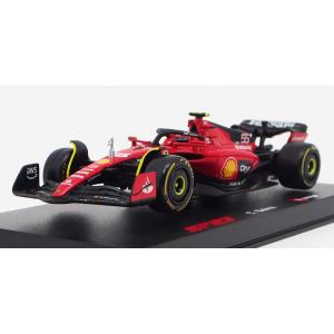 2023 ドライバー＆ケース付き ブラゴ 1/43 スケール スクーデリア フェラーリ SF-23 #55 カルロス サインツ モデルカー F1 36835S｜formula-sports