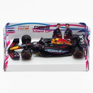 2023 ブラゴ 1/43 スケール オラクル レッドブル レーシング RB19 マイアミGP仕様 #1 マックス フェルスタッペン モデルカー ミニカー F1 38082VA｜formula-sports