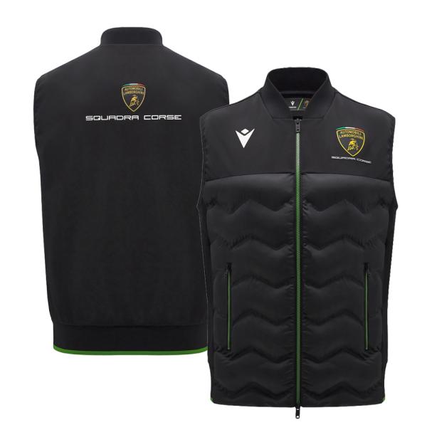 Automobili ランボルギーニ スクアドラコルセ ジレ ブラック ベスト 公式 オフィシャル
