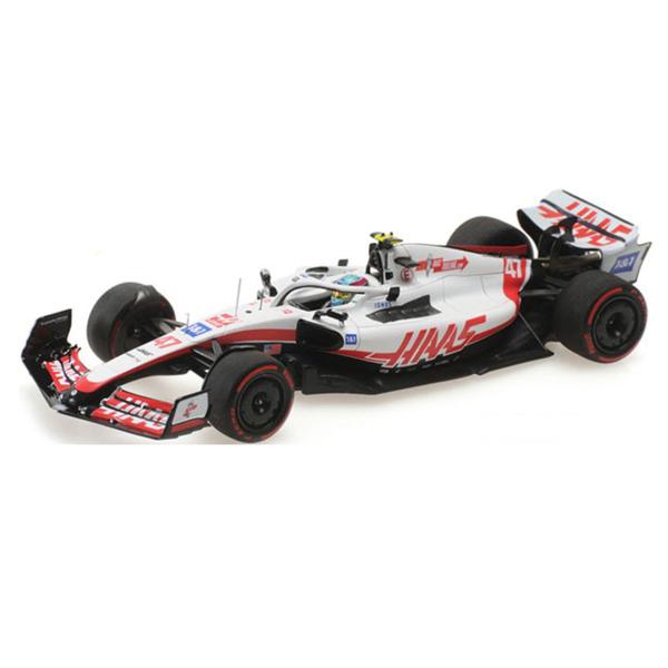 【30％OFF】ミニチャンプス 1/43 ハース F1 チーム VF-22 ミック シューマッハ イ...