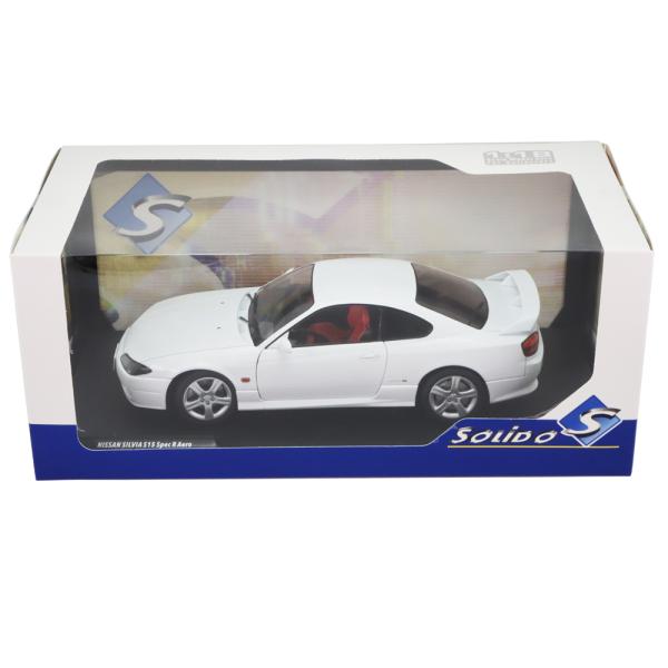 ソリド 1/18 ニッサン 日産 NISSAN シルビア S15 スペックR エアロ 1999年 ア...