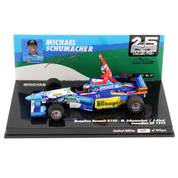 ミニチャンプス 1/43 ベネトン ルノー B195 ミハエル シューマッハ 1995年 カナダGP...