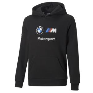 2022 PUMA BMW M モータースポーツ エッセンシャル プルオーバー フーディー ブラック...