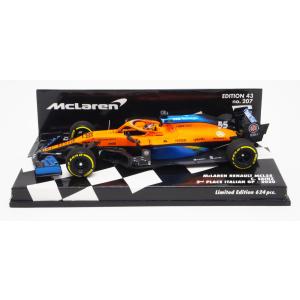 ミニチャンプス 1/43 マクラーレン ルノー MCL35 イタリアGP 2020年 2位 カルロス...
