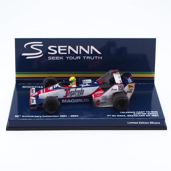 ミニチャンプス 1/43 トールマン ハート TG183B アイルトン・セナ 1984年 ブラジルG...