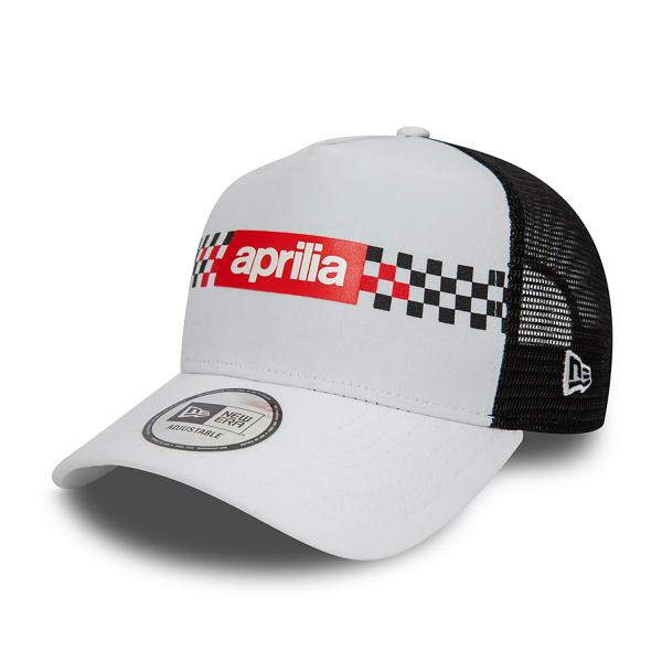 アプリリア Aprilia NewEra A-Frame チェッカープリント トラッカー ベースボー...