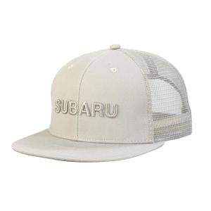 SUBARU（スバル） ブルー 7-Panel フラットキャップ 帽子 : Formula