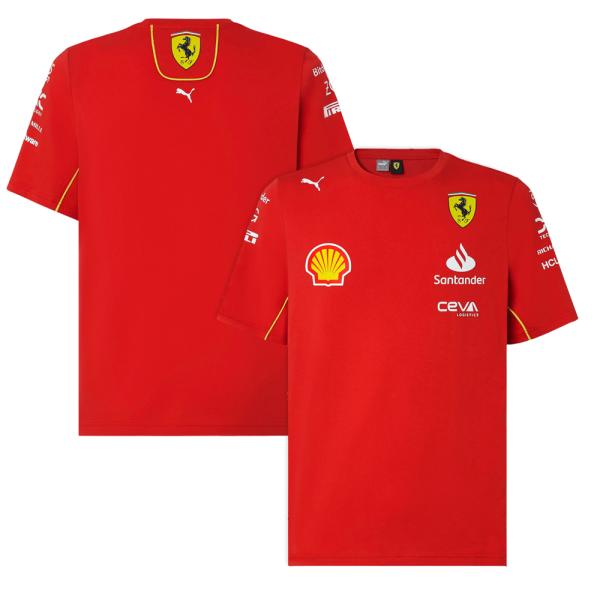 2024 PUMA スクーデリア フェラーリ SF チーム Tシャツ オフィシャル 公式 F1 レッ...