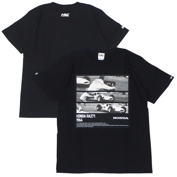 ホンダ HRC F1 RA271 Tシャツ ピットボード タイプ3 ブラック 黒 半袖 公式 オフィ...