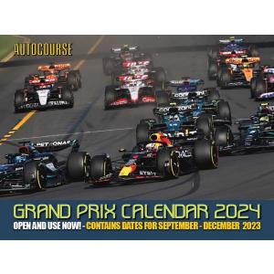 2024年 オートコース F1 グランプリ 壁掛け カレンダー レッドブル フェラーリ マクラーレン アルファタウリ メルセデス｜formula-sports