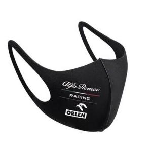 アルファロメオ F1 チーム オフィシャル フェイスマスク ブラック 大人用 Alfaromeo ※実物は内側が赤色です。