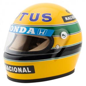 1/2スケール アイルトン セナ ロータス ホンダ 1987年仕様 ミニチュア ヘルメット F1 ディスプレイ 鑑賞用 SENNA AS-HS-1987｜formula-sports