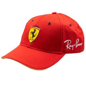 【キッズ用】Ferrar フェラーリ ハイパーカー AF Corse オフィシャル ル・マン スペシャル エディション キャップ 帽子 レッド 赤 メッシュ WEC 公式