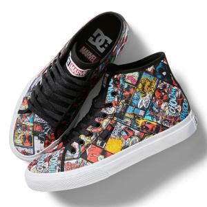 【30%OFF】DC SHOES × MARVEL デッドプール コラボ MANUAL HI シューズ 靴 マーベル Deadpool 公式 オフィシャル｜formula-sports