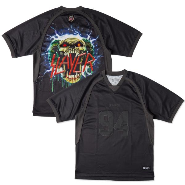 DC SHOES × スレイヤー コラボ オフィシャル SLAYER FOOTBALL JERSEY...