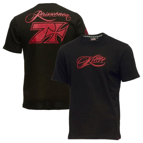 キミ ライコネン クロスセブン icon Tシャツ ブラック 公式 オフィシャル ウエア 半袖 F1...