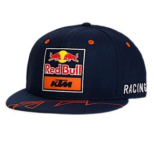 KTM レッドブル レーシング オフィシャル NEWERA チームライン フラット キャップ 帽子 ネイビー 紺 公式 MotoGP バイク RedBull｜Formula Sports