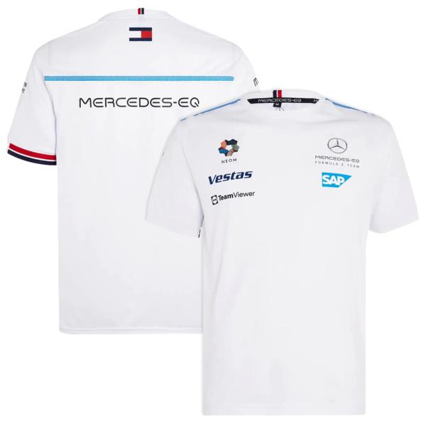 フォーミュラE メルセデス ベンツ EQ チーム オフィシャル Tシャツ ホワイト 白 公式 Mer...