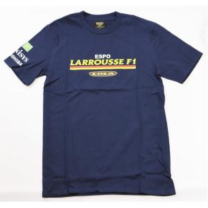 エスポ ラルース ローラ ランボルギーニ F1チーム Tシャツ #29 ミケーレ アルボレート ネイビー 紺 レトロ オフィシャル 公式 F1