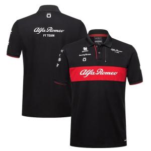 【30％OFFセール】 2023 アルファロメオ F1 チーム ステーク オフィシャル レプリカ ポロシャツ ブラック レッド Alfa Romeo F1｜formula-sports