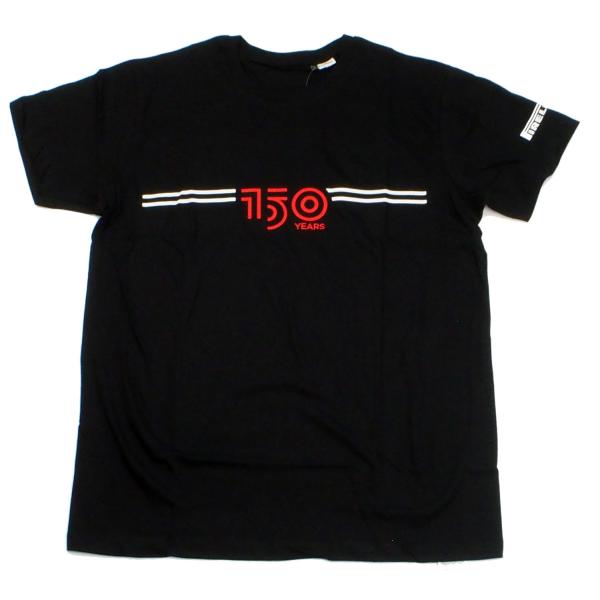 ピレリ オフィシャル Pirelli 150周年記念 Tシャツ ブラック 黒 公式 F1