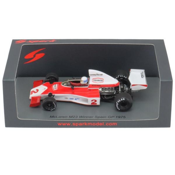スパーク 1/43 マールボロ チーム テキサコ マクラーレン M23 1975年 スペインGP ウ...