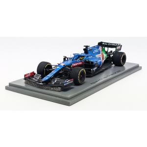 スパーク 1/43 アルピーヌ F1 チーム A521 フェルナンド アロンソ 2021年 アブダビ...