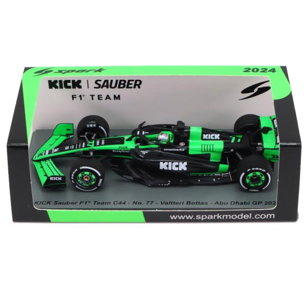 スパーク 1/43 キック ザウバー F1 チーム C44 バルテリ ボッタス 2024年 アブダビ...
