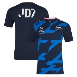 2025 BWT アルピーヌ F1 チーム セットアップ Tシャツ ネイビー 紺